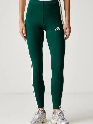 adidas legginsy damskie z bawełną Essentials zielony
