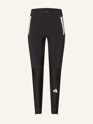 Adidas Legginsy Do Biegania Adizero Running schwarz