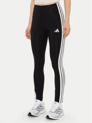 adidas Legginsy Essentials 3-Stripes JE0072 Czarny Slim Fit