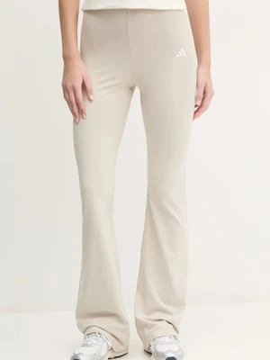 adidas legginsy Essentials damskie kolor beżowy gładkie JD3072