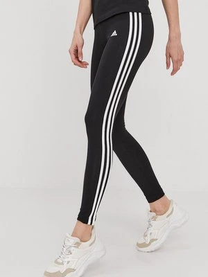 adidas Legginsy Essentials damskie kolor czarny gładkie GL0723