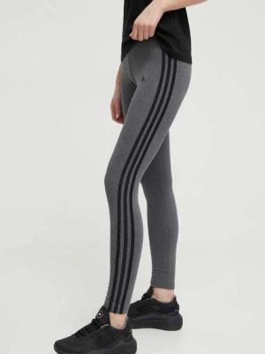 adidas legginsy Essentials damskie kolor szary gładkie GV6019