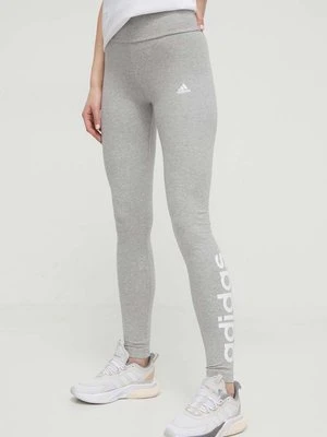 adidas legginsy Essentials damskie kolor szary melanżowe GL0638