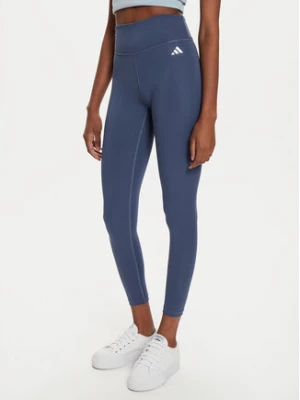 adidas Legginsy Essentials IT9376 Niebieski Slim Fit