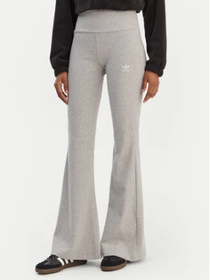 adidas Legginsy Essentials IY9674 Szary Flared Leg