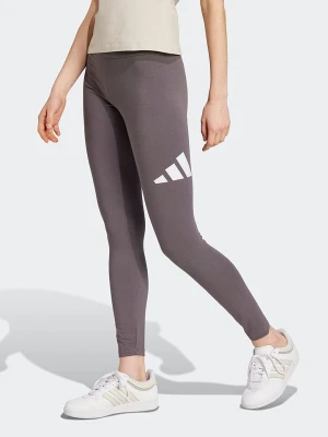 adidas Legginsy funkcyjne w kolorze szarym rozmiar: XL
