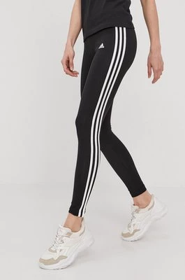 adidas Legginsy GL0723 damskie kolor czarny gładkie