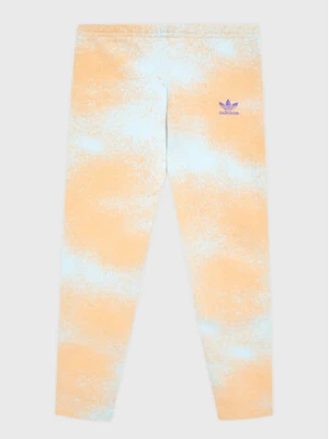 adidas Legginsy HK2934 Pomarańczowy Slim Fit