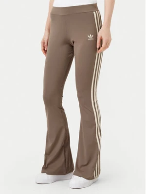 adidas Legginsy JD4601 Beżowy Flare Fit