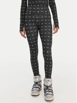 adidas Legginsy Moon Boot JM8912 Czarny Slim Fit