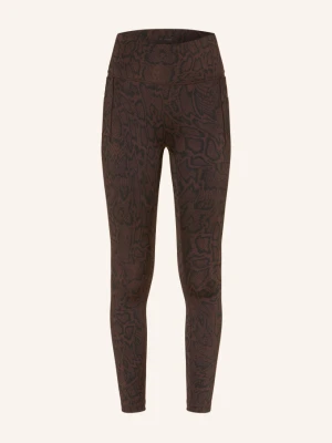 Adidas Legginsy Optime Primelift braun