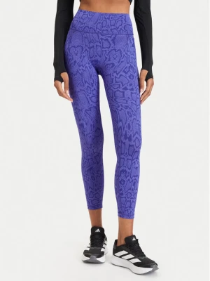 adidas Legginsy Optime Primelift Snake KQ8312 Fioletowy