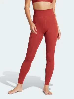 adidas Legginsy sportowe "All Me Essentials" w kolorze czerwonym rozmiar: XS