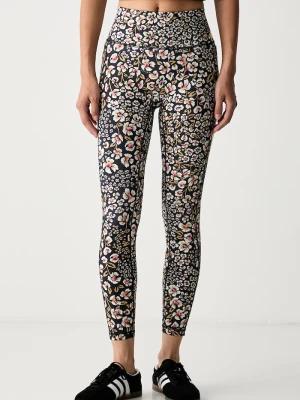 adidas legginsy sportowe damskie x Farm Rio czarny