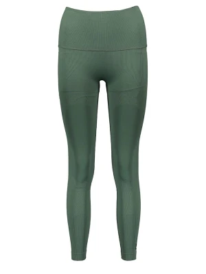 adidas Legginsy sportowe "FRMT Sculpt" w kolorze zielonym rozmiar: L