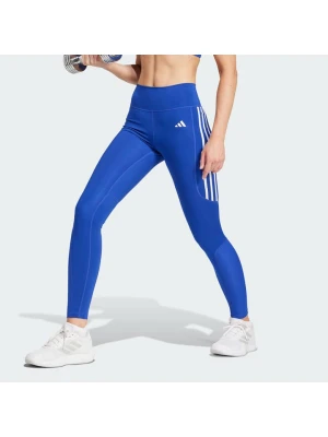 adidas Legginsy sportowe "Optime Essentials" w kolorze niebieskim rozmiar: L