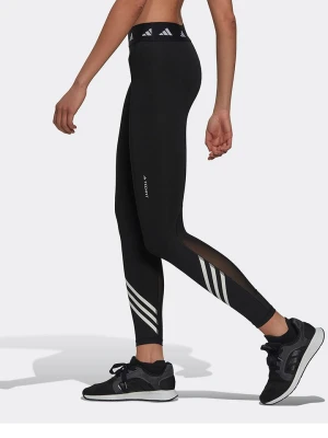 adidas Legginsy sportowe w kolorze czarno-białym rozmiar: XL