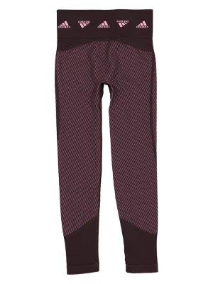 adidas Legginsy sportowe w kolorze czerwonym rozmiar: 152
