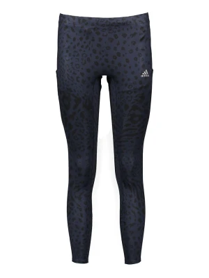 adidas Legginsy sportowe w kolorze granatowym rozmiar: S