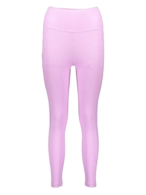 adidas Legginsy sportowe "Yoga Studio Luxe Wind" w kolorze jasnoróżowym rozmiar: L