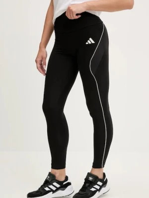 adidas legginsy Stadium damskie kolor czarny z aplikacją JL7000