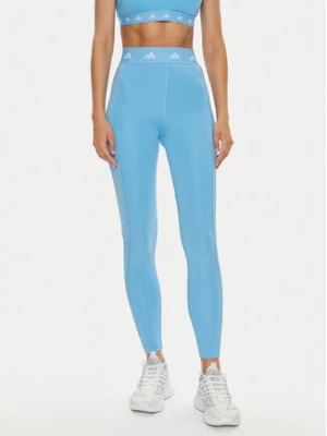 adidas Legginsy Techfit Stash IU1864 Błękitny Slim Fit