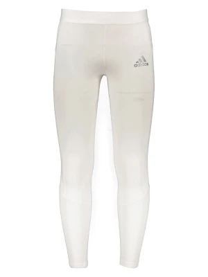 adidas Legginsy "Techfit" w kolorze białym rozmiar: M