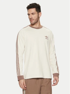 adidas Longsleeve adicolor Classics 3-Stripes JN7022 Écru Slim Fit