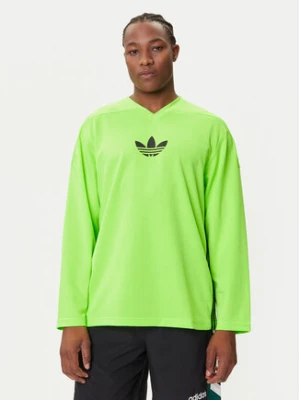 adidas Longsleeve adicolor Mesh JW8379 Zielony Regular Fit
