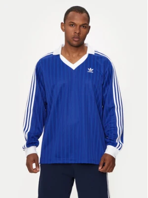 adidas Longsleeve adicolor Piqué Football IX5227 Niebieski Regular Fit