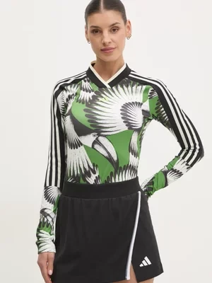 adidas longsleeve x Farm Rio kolor zielony JD6274