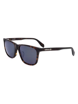 adidas Męskie okulary przeciwsłoneczne w kolorze brązowo-granatowym rozmiar: 58