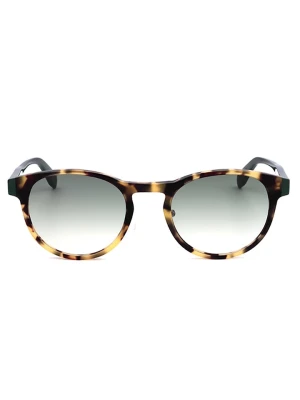 adidas Męskie okulary przeciwsłoneczne w kolorze brązowo-zielono-szarym rozmiar: 51