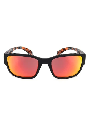 adidas Męskie okulary przeciwsłoneczne w kolorze czarno-czerwono-żółtym rozmiar: 57