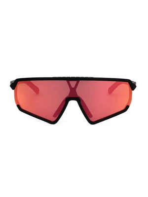 adidas Męskie okulary przeciwsłoneczne w kolorze czarno-czerwono-żółtym rozmiar: onesize