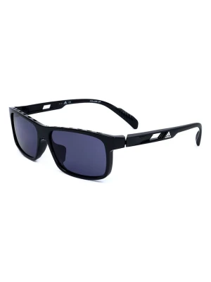 adidas Męskie okulary przeciwsłoneczne w kolorze czarno-granatowym rozmiar: 59