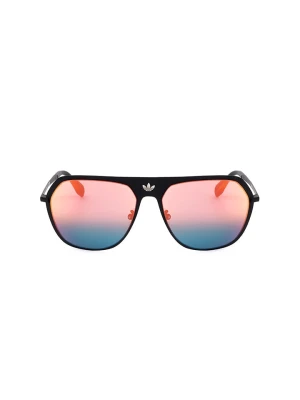 adidas Męskie okulary przeciwsłoneczne w kolorze czarno-różowo-niebiesko-żółtym rozmiar: 58