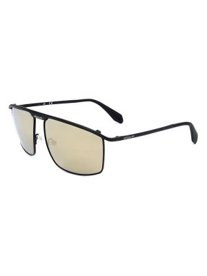 adidas Męskie okulary przeciwsłoneczne w kolorze czarno-żółtym rozmiar: 61