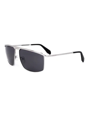 adidas Męskie okulary przeciwsłoneczne w kolorze srebrno-czarnym rozmiar: 61