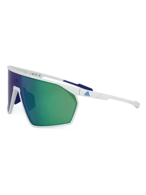 adidas Męskie okulary przeciwsłoneczne w kolorze zielono-białym rozmiar: onesize