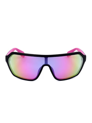 adidas Okulary przeciwsłoneczne unisex w kolorze czarno-różowo-zielonym rozmiar: onesize