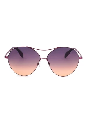 adidas Okulary przeciwsłoneczne unisex w kolorze fioletowo-pomarańczowym rozmiar: 59