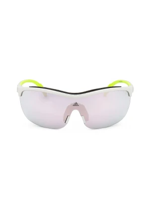 adidas Okulary przeciwsłoneczne unisex w kolorze srebrno-biało-żółtym rozmiar: onesize