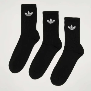 adidas Originals 3 PACK - Trefoil Cushion Crew Socken uniseks Skarpety czarny rozmiar Odzież