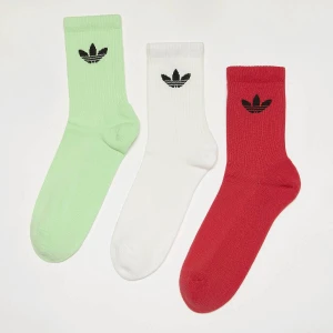 adidas Originals 3 PACK - Trefoil Cushion Crew Socken uniseks Skarpety wielokolorowy rozmiar Odzież