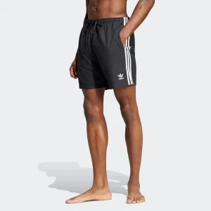 adidas Originals 3 paski szorty kąpielowe mężczyźni Stroje czarny rozmiar Odzież