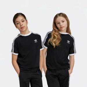 adidas Originals 3 paski T-shirt uniseks T-Shirts czarny rozmiar Odzież