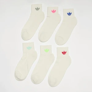 adidas Originals 6 PACK - adicolor Trefoil Ankle Socken kobiety Skarpety biały rozmiar Odzież