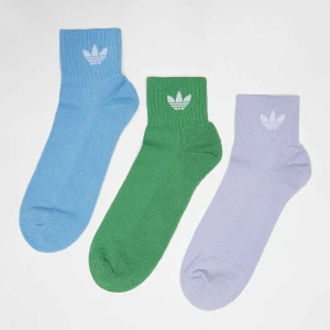 adidas Originals adicolor Mid Ankle Socks (3 Pack) uniseks Skarpety biały rozmiar Odzież