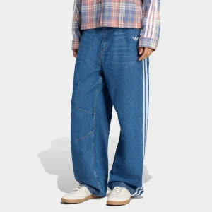 adidas Originals Baggy Denim kobiety Spodnie dżinsowe niebieski rozmiar Odzież